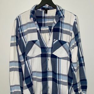 Forever 21 Plaid Button Down Shirt